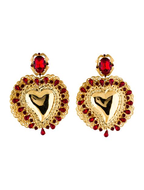 dolce gabbana earring|dolce and gabbana heart.